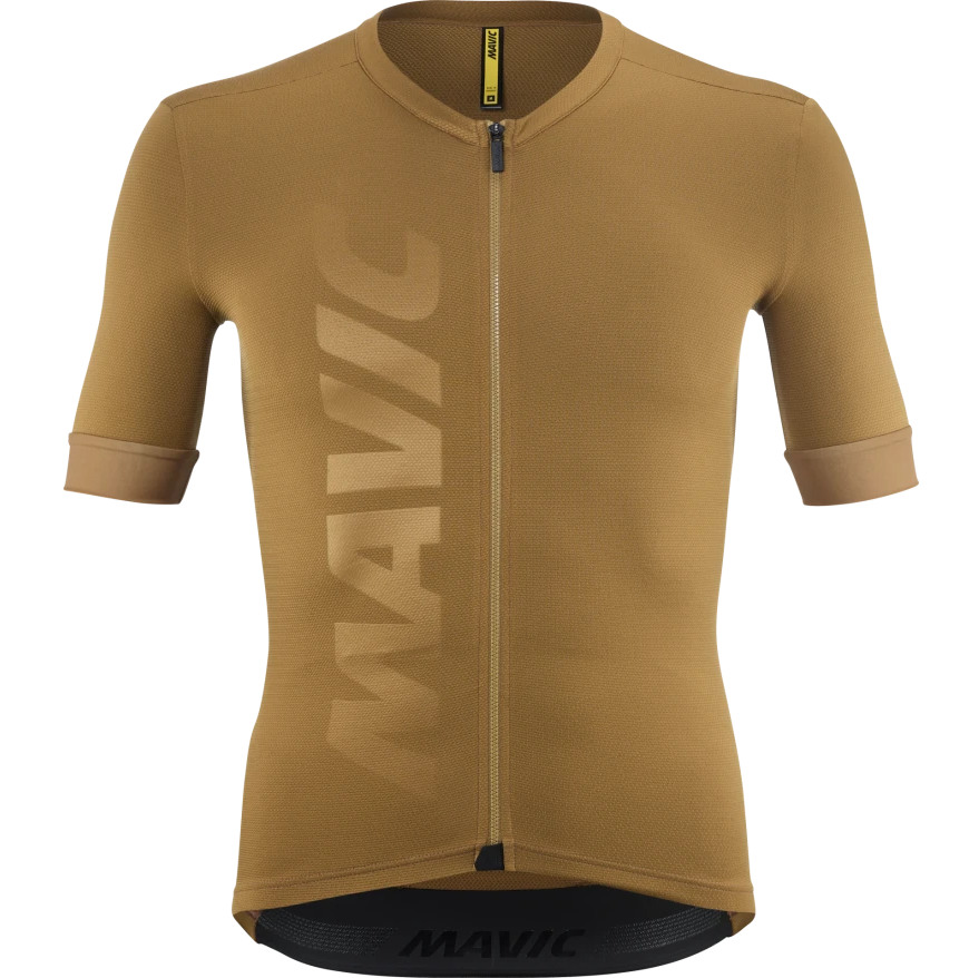 MAVIC AKSIUM Short Sleeve Brown Jersey