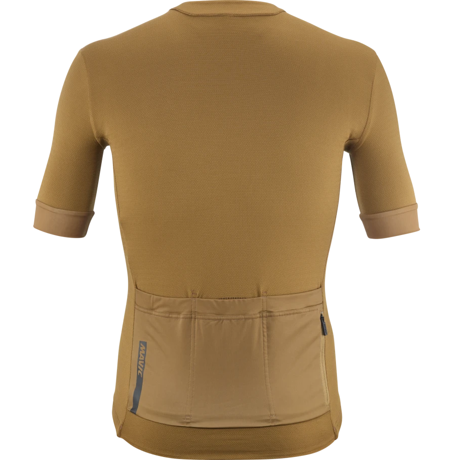 MAVIC AKSIUM Short Sleeve Brown Jersey