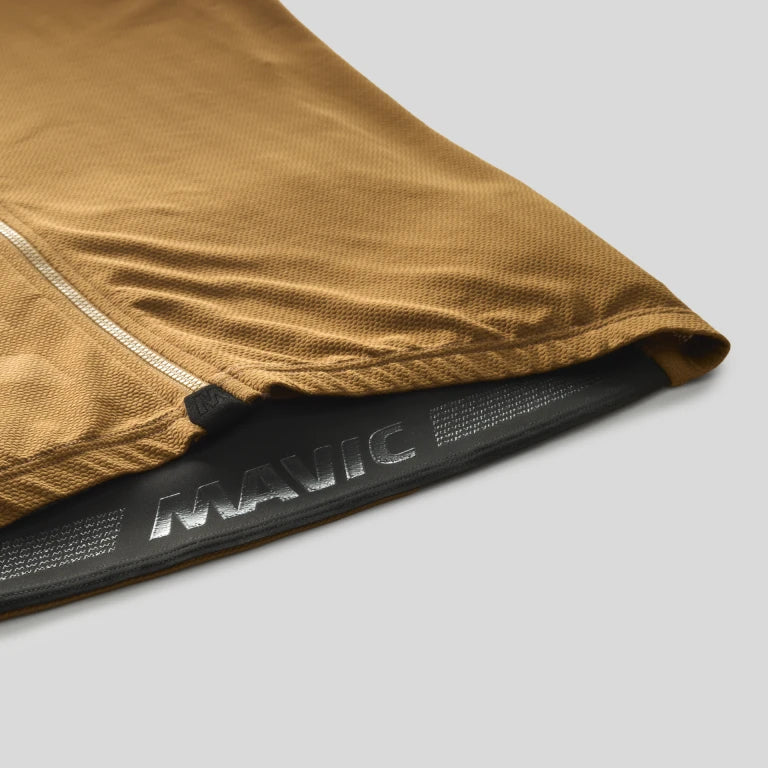 MAVIC AKSIUM Short Sleeve Brown Jersey