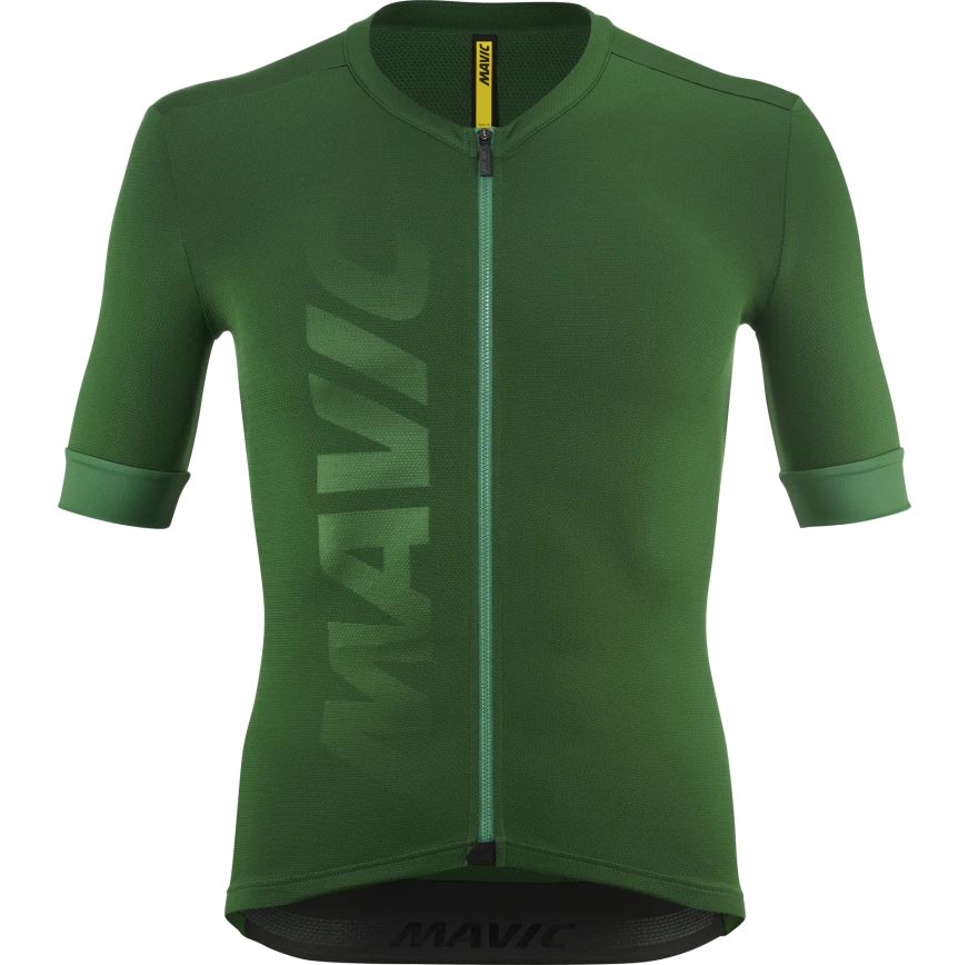 MAVIC AKSIUM Short Sleeve Jersey Green