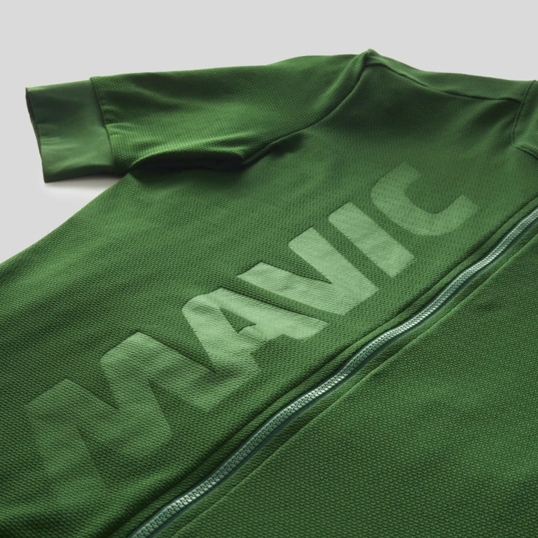 MAVIC AKSIUM Short Sleeve Jersey Green
