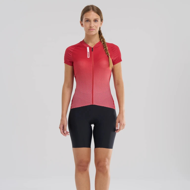 Women's MAVIC AKSIUM Short Sleeve Jersey Red
