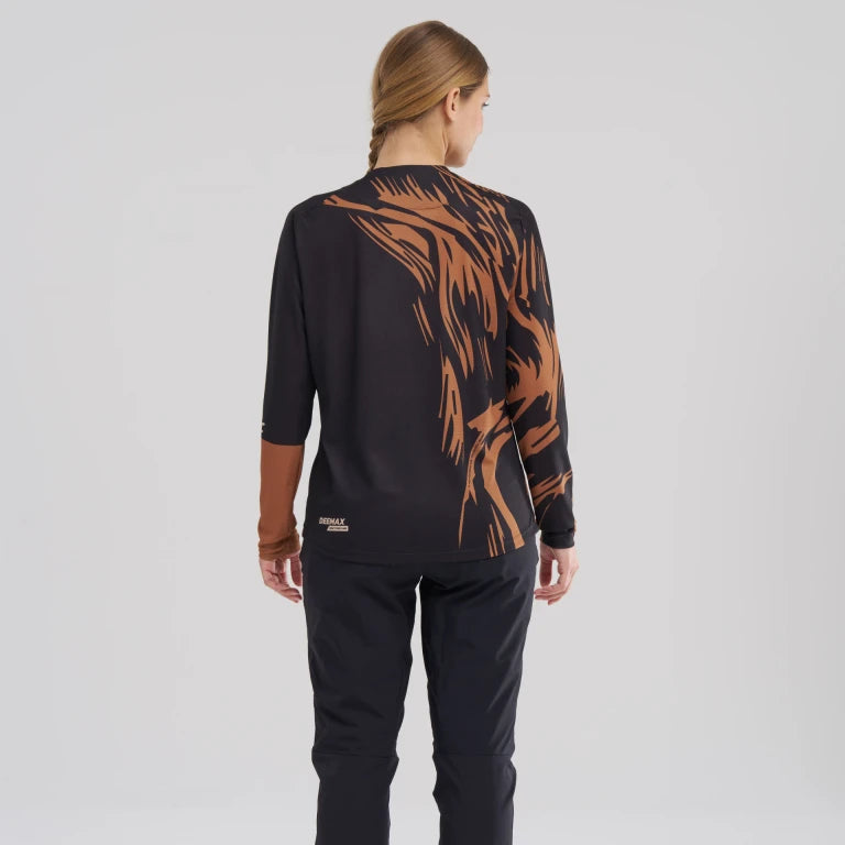 Women's MAVIC DEEMAX ENDURO Long Sleeve Jersey Black