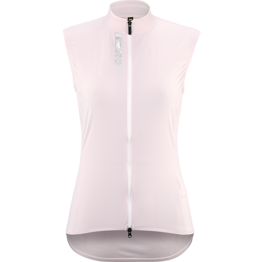 Women's pink MAVIC AKSIUM WIND sleeveless jacket