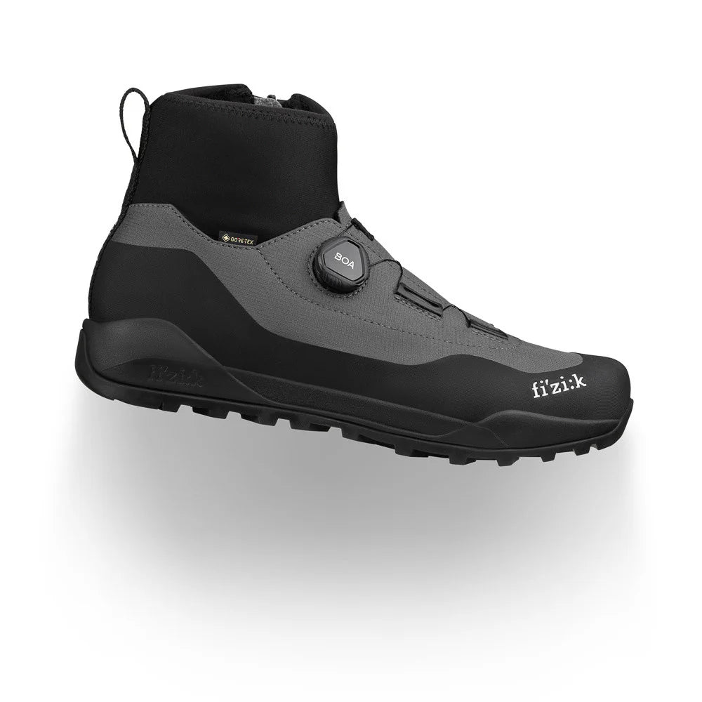 FIZIK HIVER TERRA NANUQ GTX FLAT Mountain Bike Shoes, Black/Gray