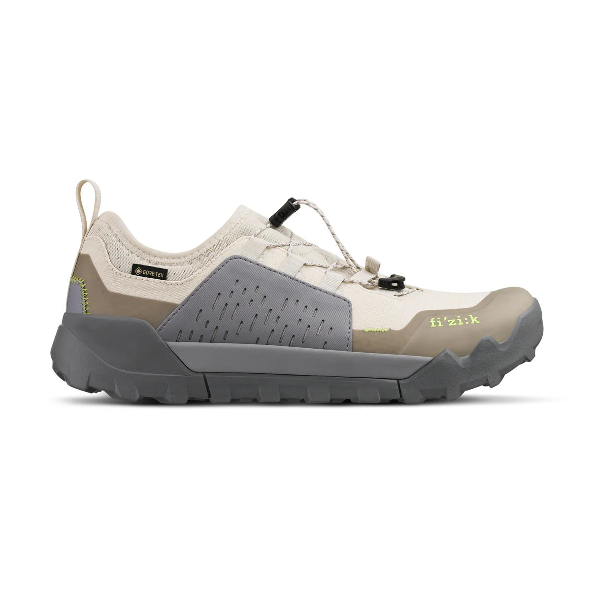 FIZIK ERGOLACE 2 GTX FLAT Mountain Bike Shoe, Beige/Gray