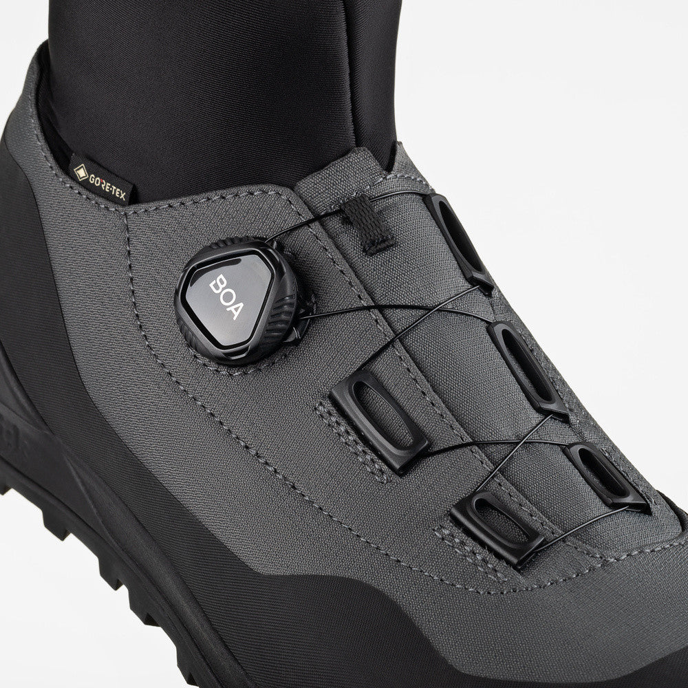 FIZIK HIVER TERRA NANUQ GTX Mountain Bike Shoes, Black/Gray