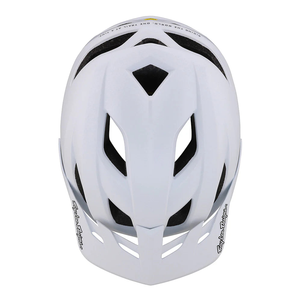 MTB helmet TROY LEE DESIGNS FLOWLINE ORBIT MIPS White