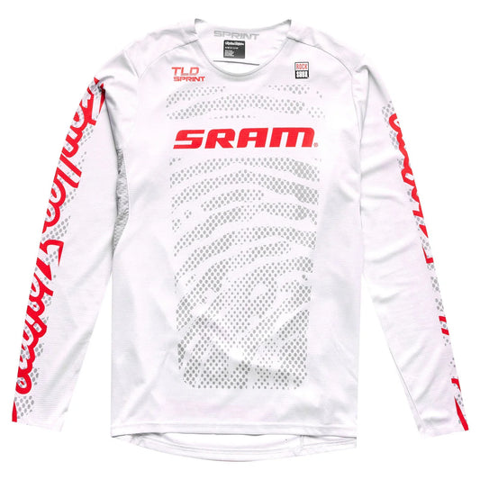 TROY LEE DESIGNS SPRINT SRAM Long Sleeve Jersey White