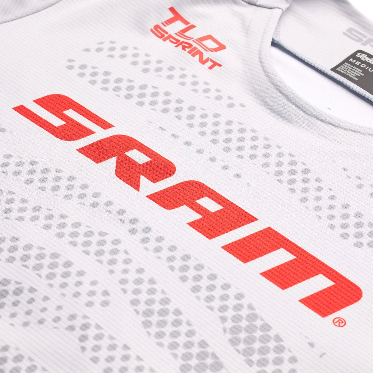 TROY LEE DESIGNS SPRINT SRAM Long Sleeve Jersey White