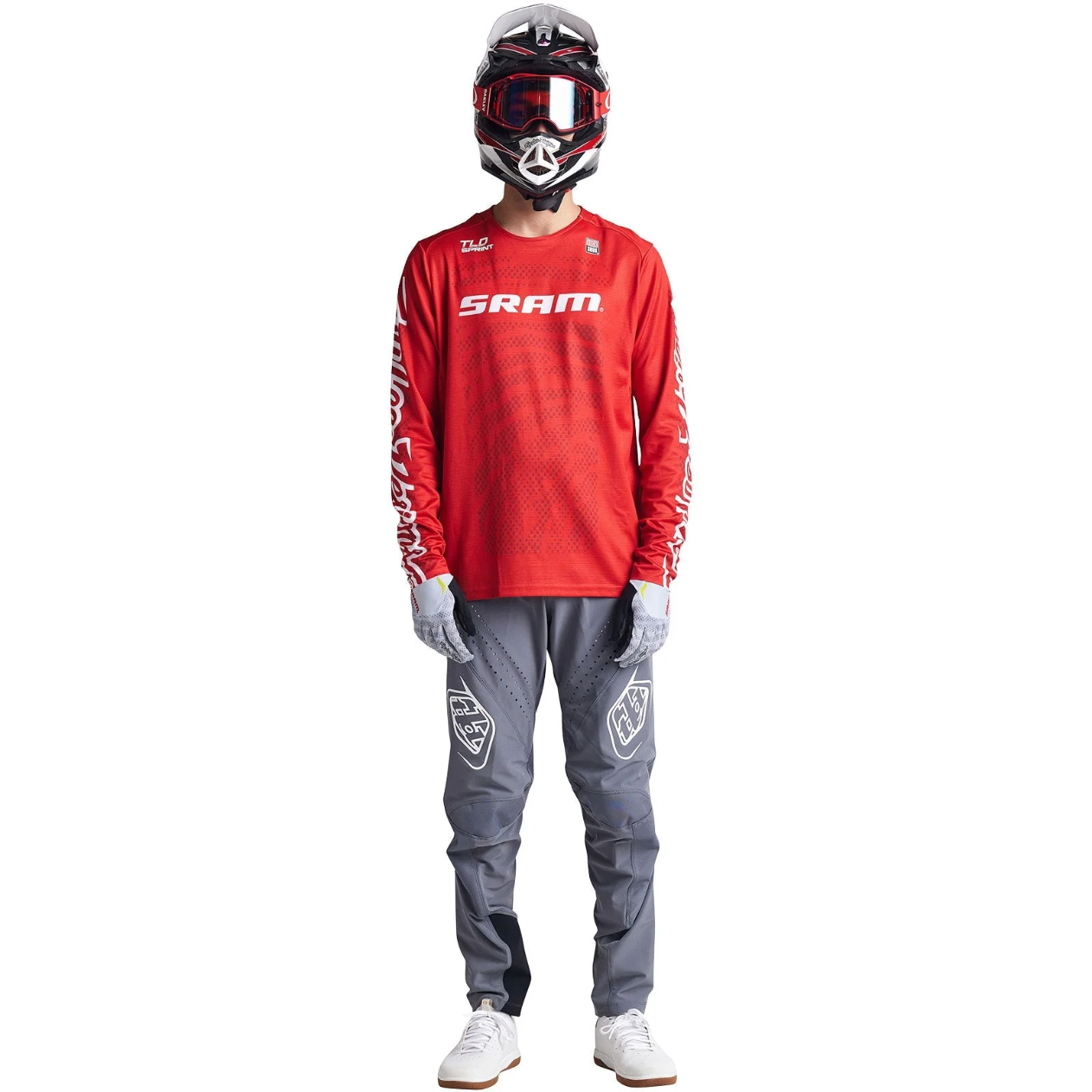 TROY LEE DESIGNS SPRINT SRAM Long Sleeve Jersey Red