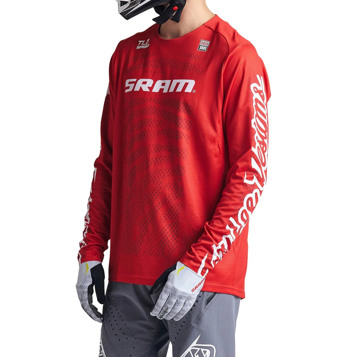 TROY LEE DESIGNS SPRINT SRAM Long Sleeve Jersey Red