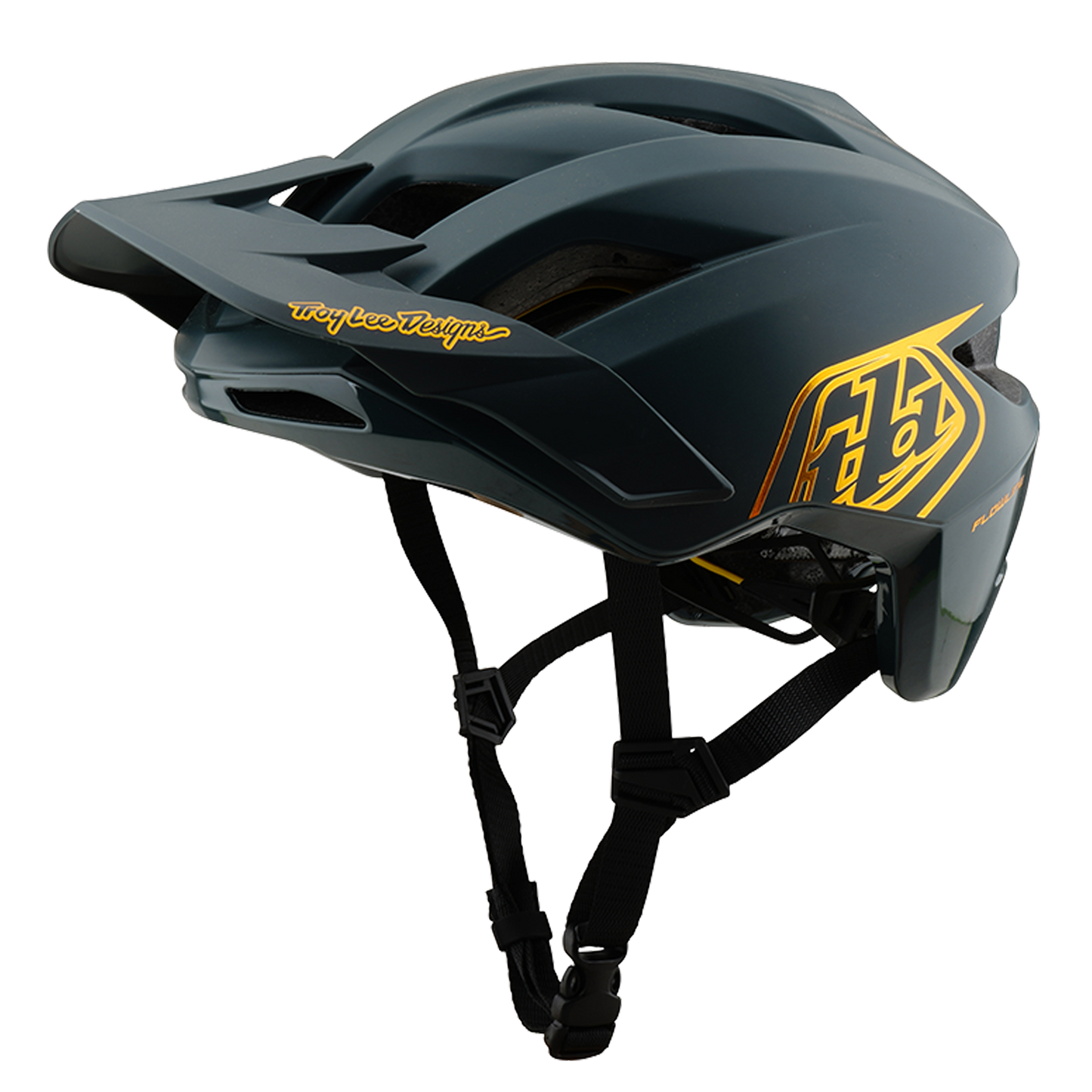 MTB helmet TROY LEE DESIGNS FLOWLINE POINT MIPS Grey/Yellow 2025