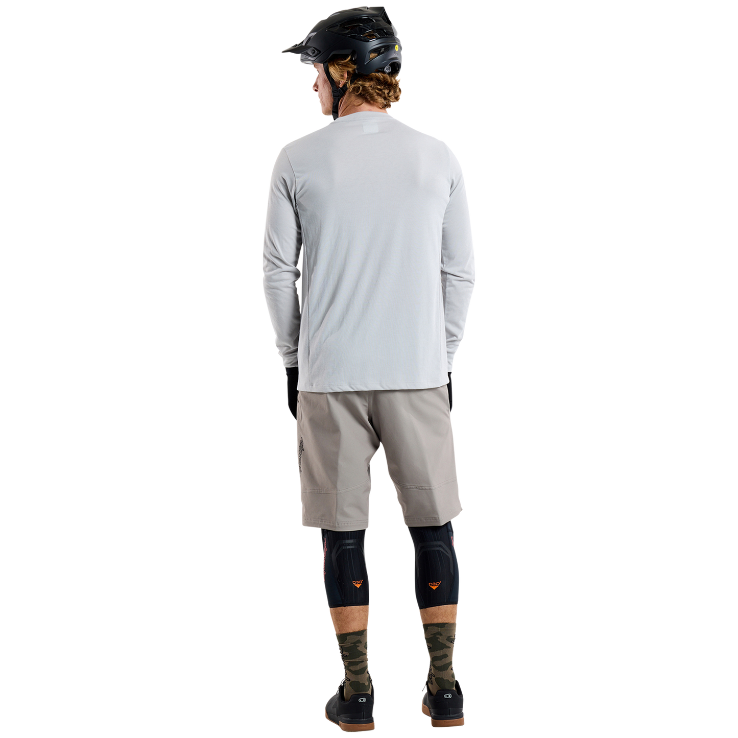 TROY LEE DESIGNS SKYLINE RIDE TEE SIGNATURE Jersey Long Sleeve Grey 2025