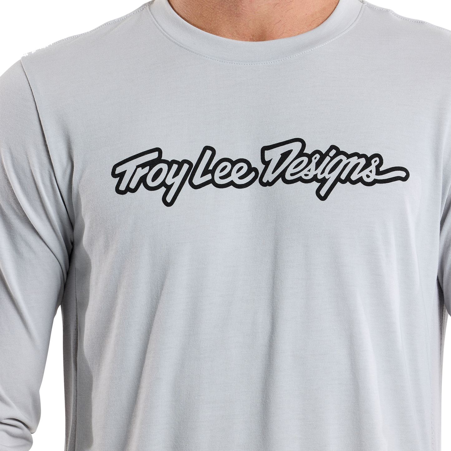 TROY LEE DESIGNS SKYLINE RIDE TEE SIGNATURE Jersey Long Sleeve Grey 2025