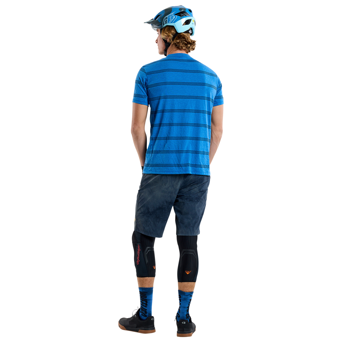 TROY LEE DESIGNS SKYLINE RIDE TEE WASH OUT Jersey Short Sleeve Blue 2025
