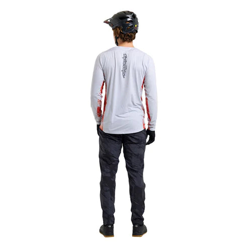 TROY LEE DESIGNS SKYLINE Long Sleeve Jersey White/Red