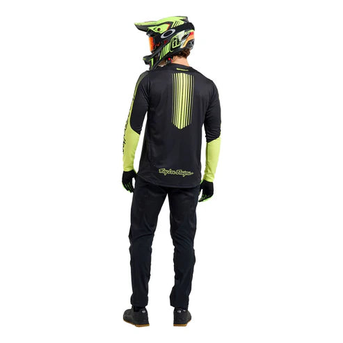 TROY LEE DESIGNS SPRINT Long Sleeve Jersey Black/Yellow