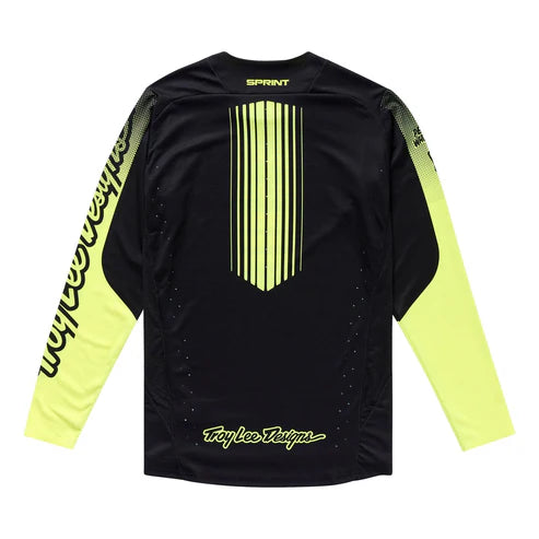 TROY LEE DESIGNS SPRINT Long Sleeve Jersey Black/Yellow