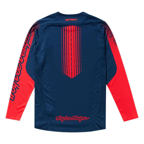TROY LEE DESIGNS SPRINT Long Sleeve Jersey Blue/Red
