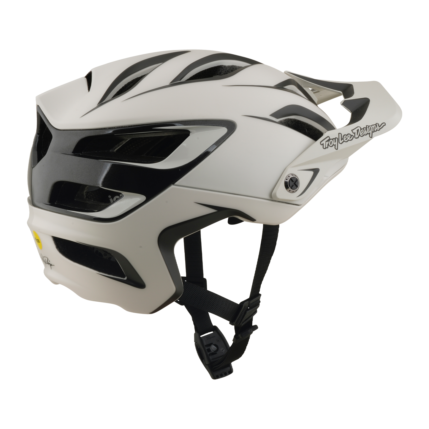 MTB helmet TROY LEE DESIGNS A3 MIPS UNO PUMICE White