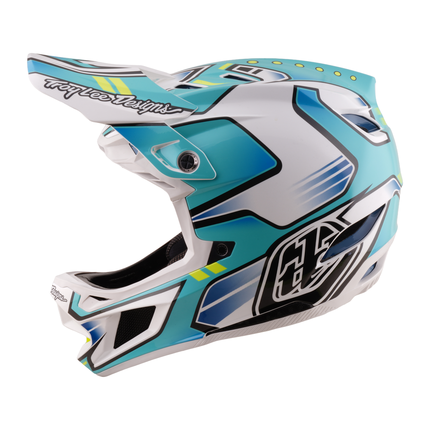 MTB Helmet TROY LEE DESIGNS D4 COMPOSITE MIPS CREST REAL Green