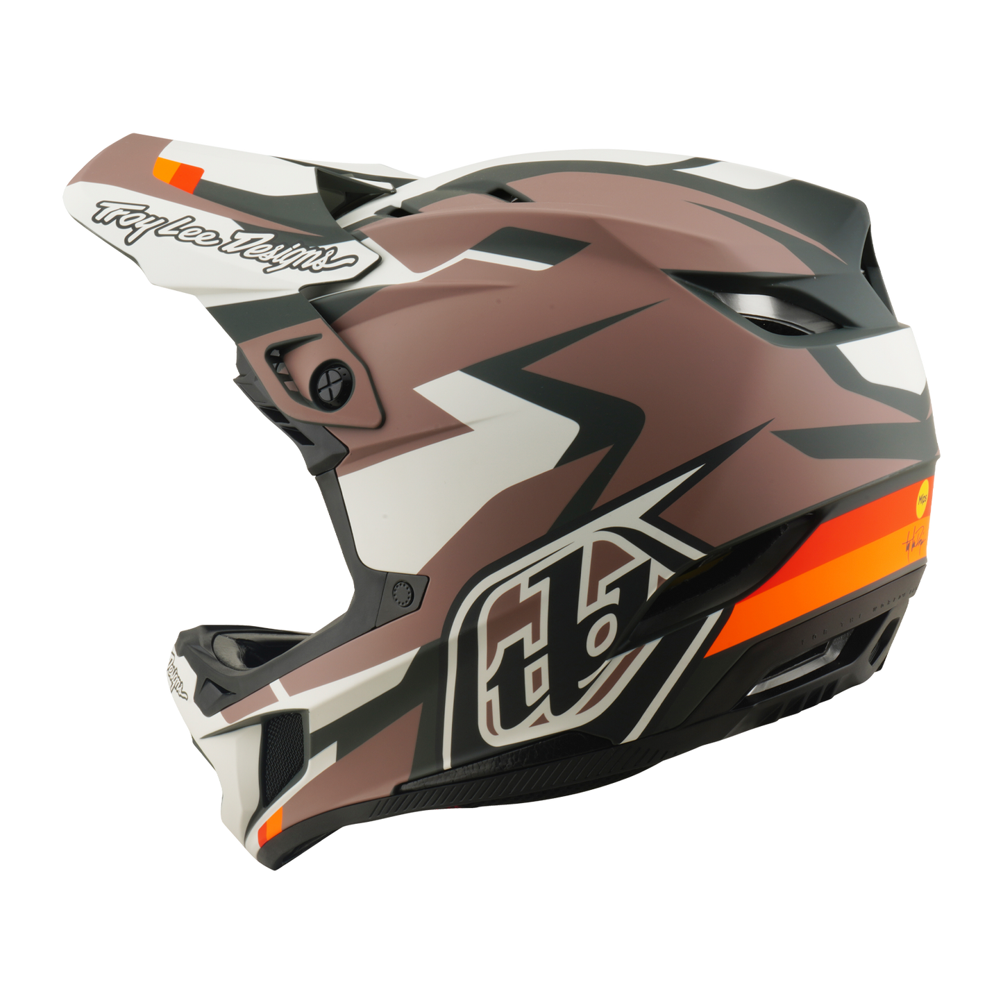 TROY LEE DESIGNS D4 POLYACRYLITE MIPS ROAMER Clay MTB Helmet