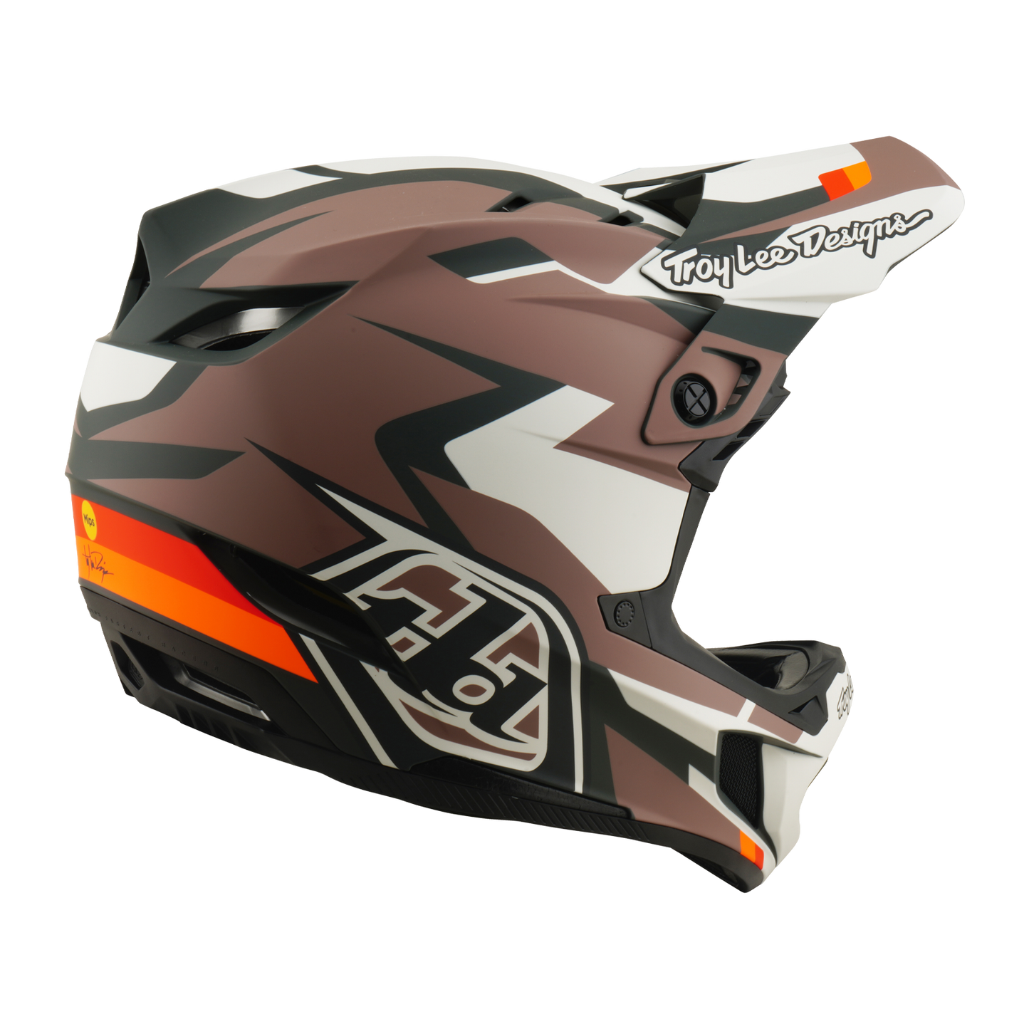 TROY LEE DESIGNS D4 POLYACRYLITE MIPS ROAMER Clay MTB Helmet