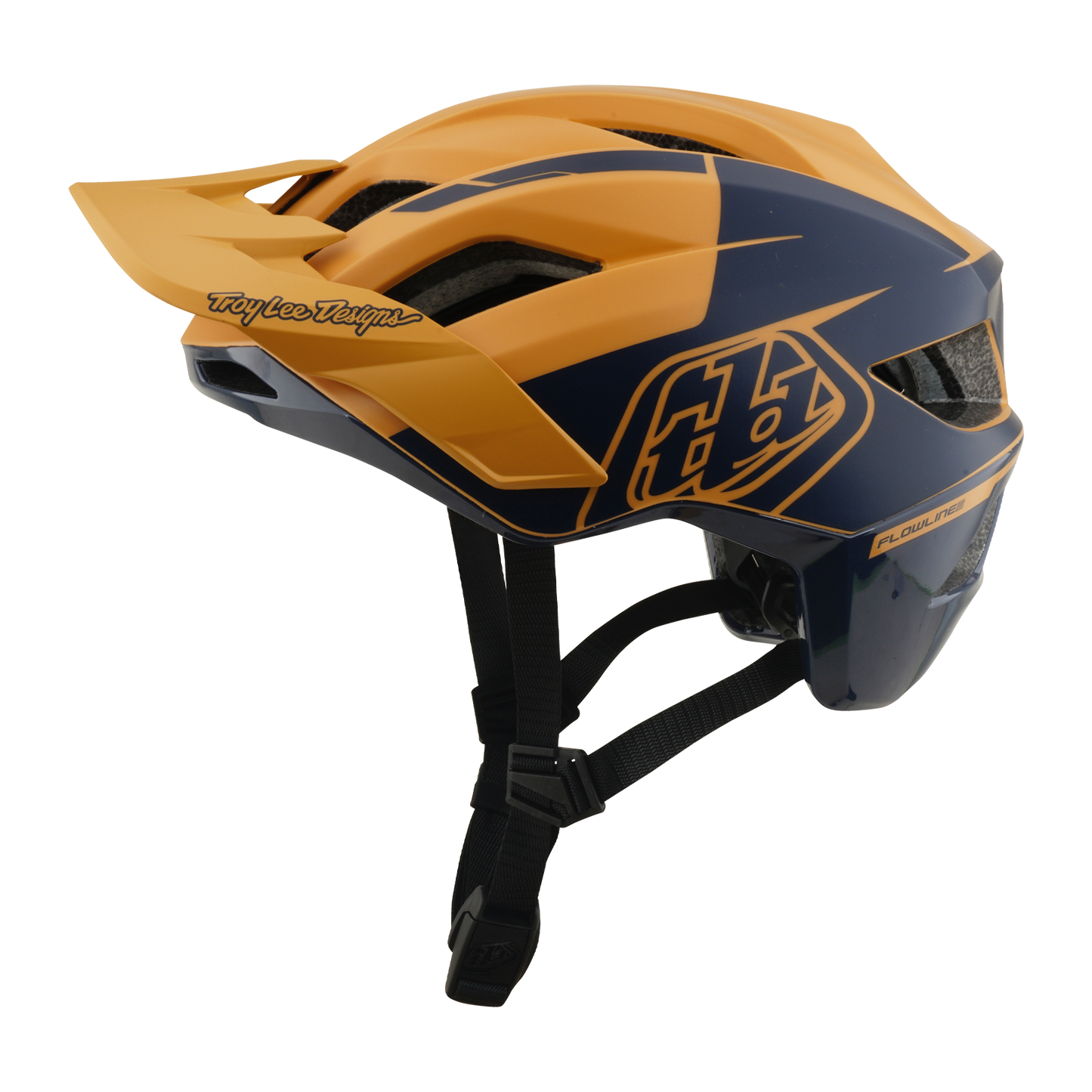 MTB Helmet TROY LEE DESIGNS FLOWLINE SE MIPS HYDRO Mustard/Black