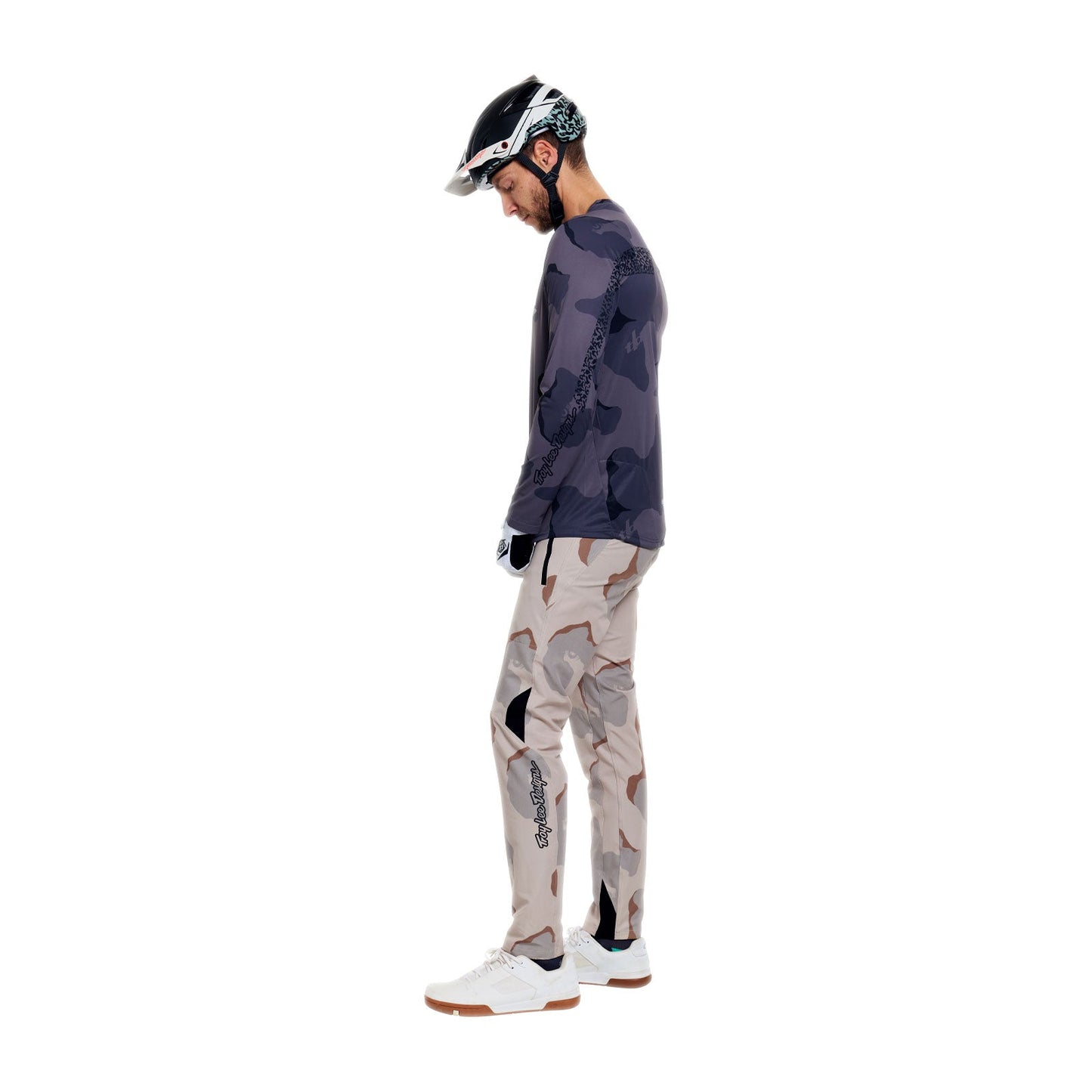 TROY LEE DESIGNS SKYLINE PRO FLOW CAMO Long Sleeve Carbon Jersey