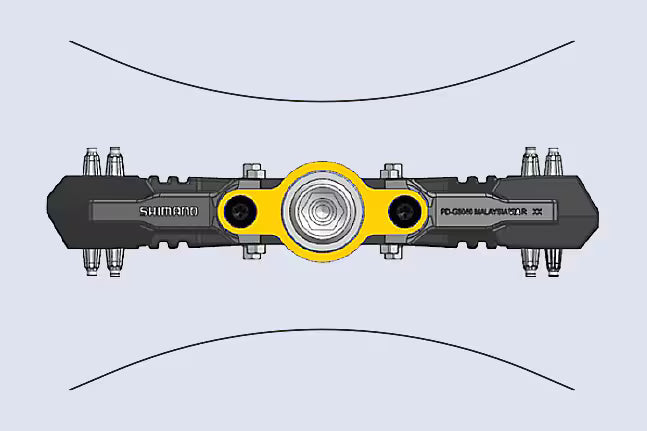 SHIMANO SAINT PD-G8040 flat pedals