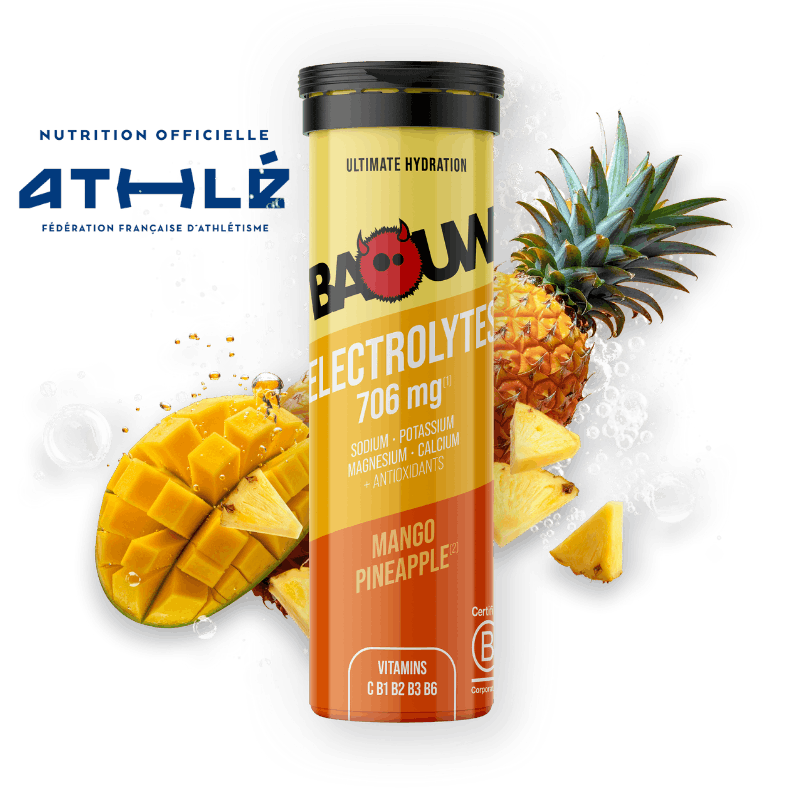 BAOUW Energy Drink (Tube of 10 tablets) Mango/Pineapple
