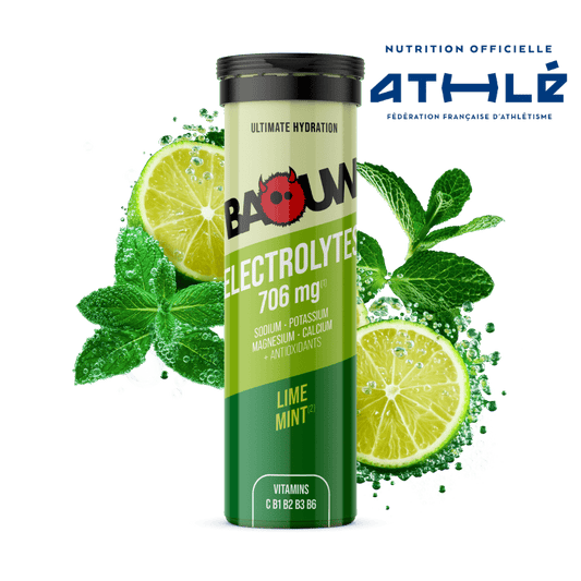BAOUW Energy Drink (Tube of 10 tablets) Lime/Mint