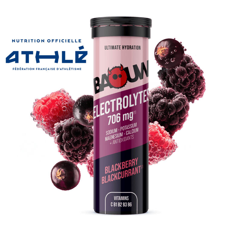 BAOUW Energy Drink (Tube of 10 tablets) Blackberry/Cassis