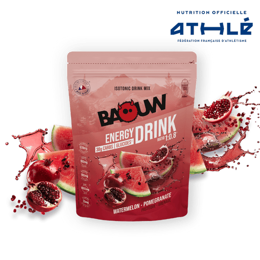 BAOUW ISOTONIC Energy Drink (585g) Watermelon/Pomegranate