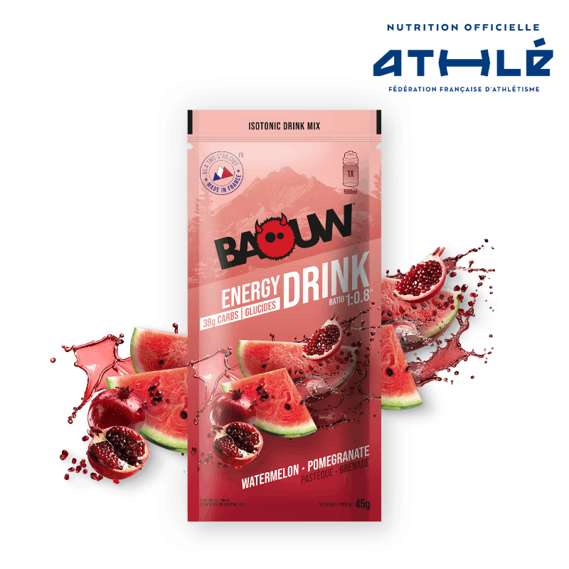 BAOUW ISOTONIC Energy Drink (45g) Watermelon/Pomegranate