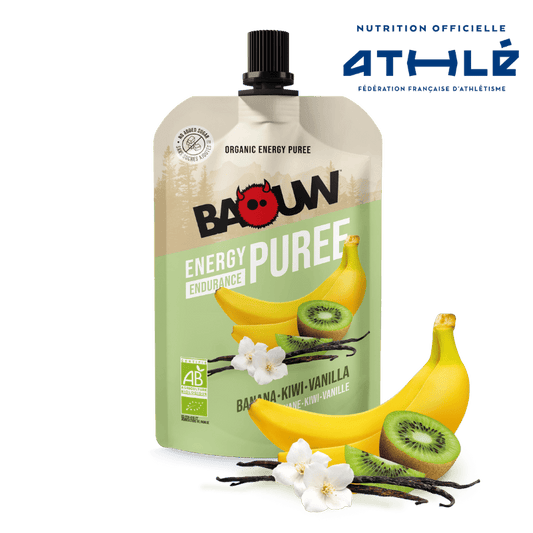 BAOUW Organic Recipe Fruit Energy Puree Banana/Kiwi/Vanilla (90g)