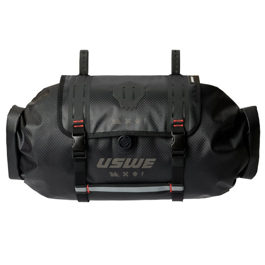 USWE ROLL TOP 9 L Black Handlebar Bag