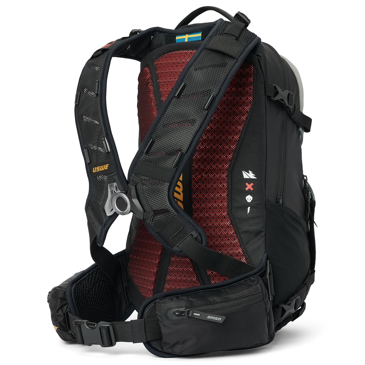 USWE WATT E-BIKE 25 L Backpack, Black