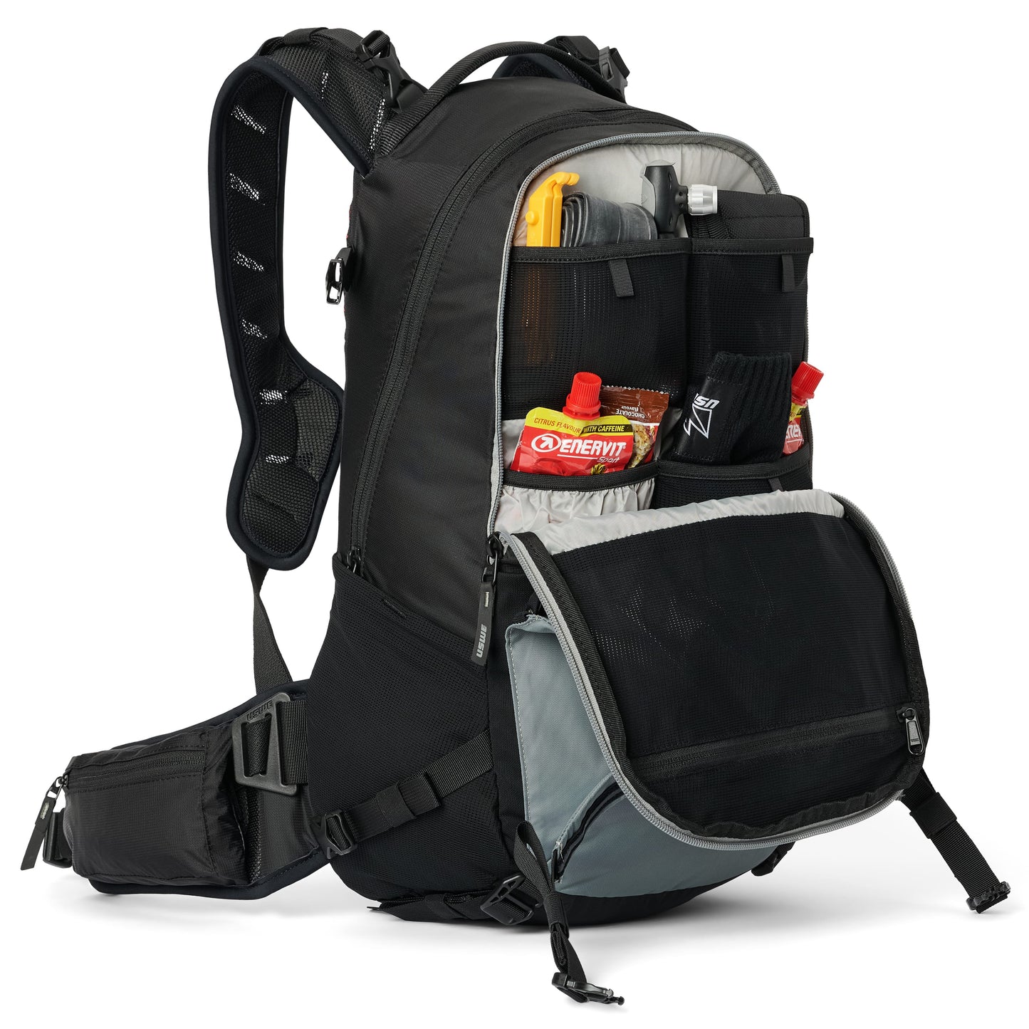 USWE WATT E-BIKE 25 L Backpack, Black