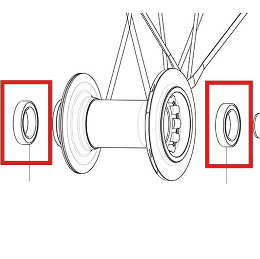 REAR BEARING KIT MAVIC 17X26X5 (6803)