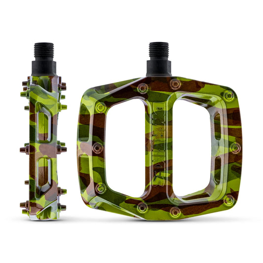 DMR V6 Camo Green Flat Pedals