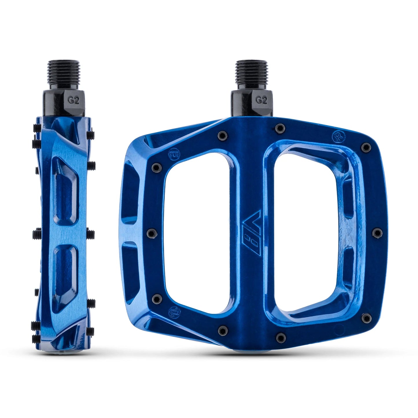 DMR V8 Blue Flat Pedals