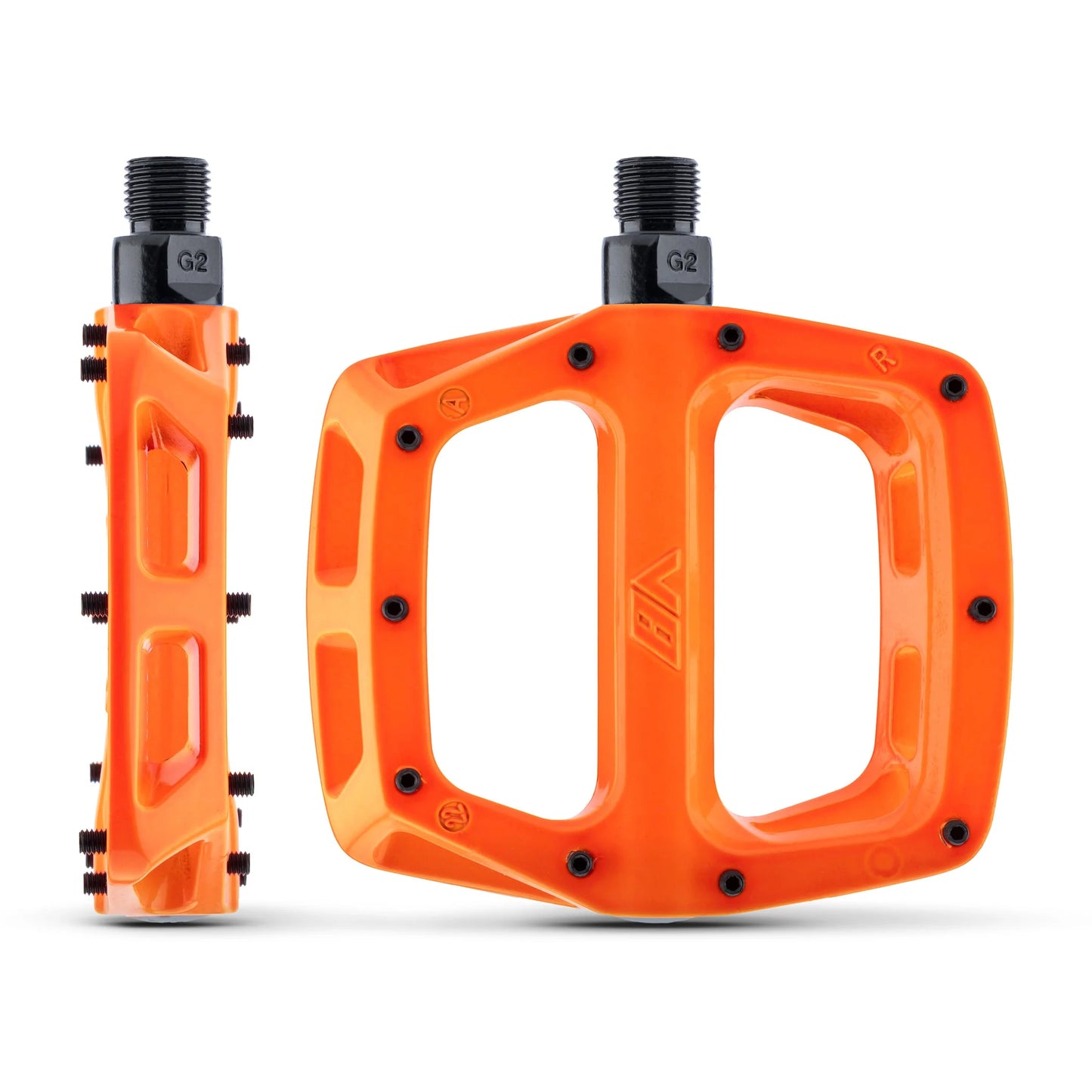 DMR V8 Orange flat pedals