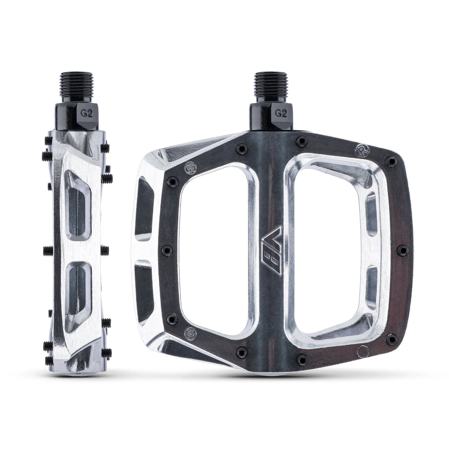 DMR V8 Silver flat pedals