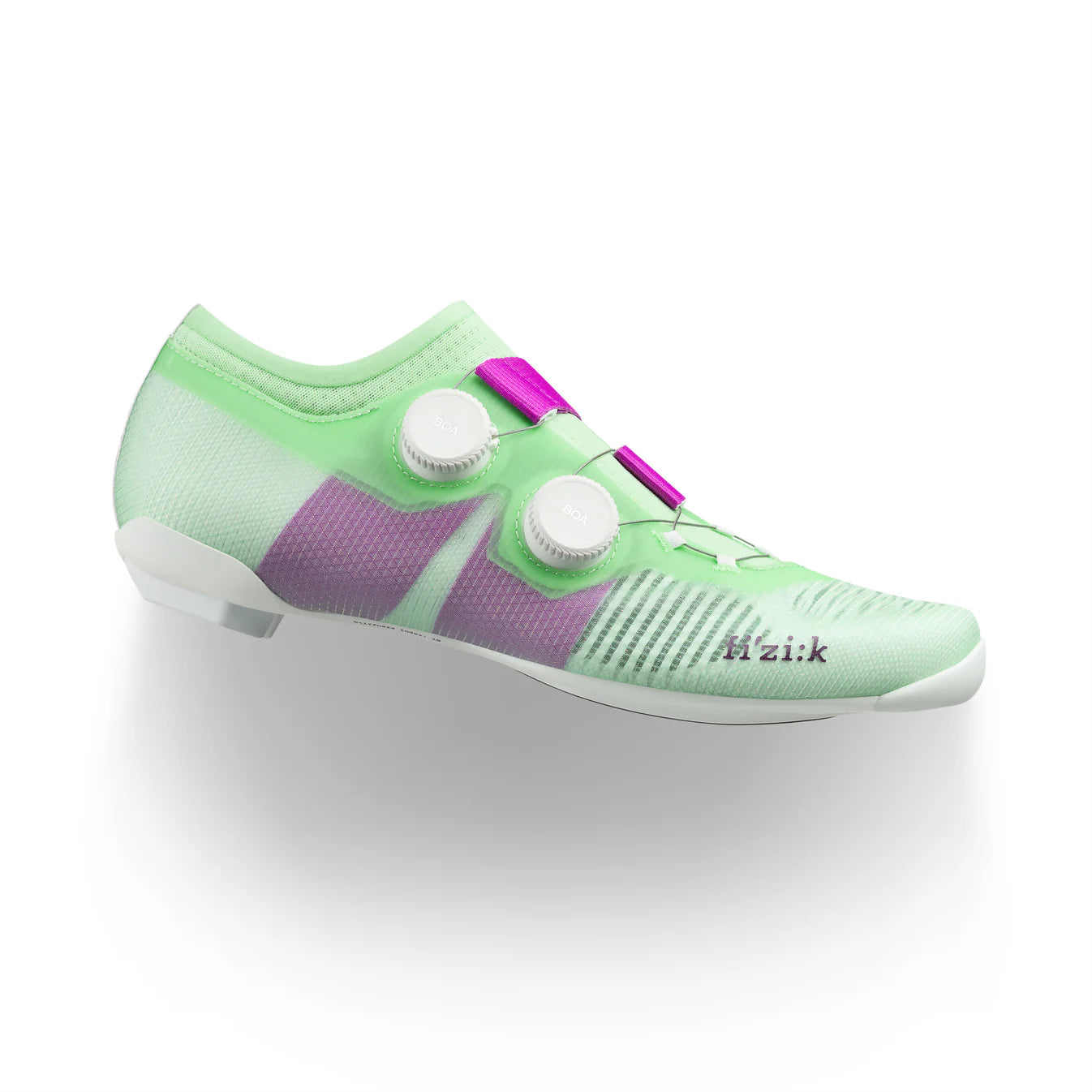 FIZIK VENTO VEGA CARBON Road Shoes - Green/Purple