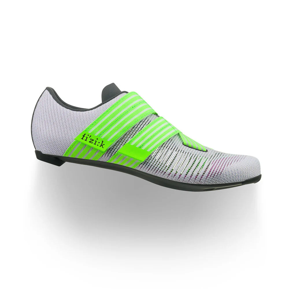 FIZIK VENTO POWERSTRAP R2 Road Shoes, Purple/Green