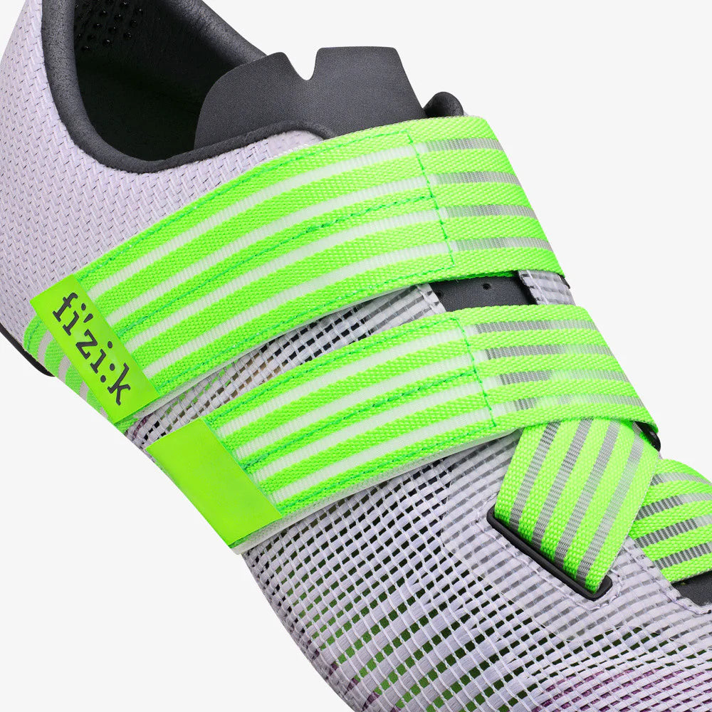 FIZIK VENTO POWERSTRAP R2 Road Shoes, Purple/Green
