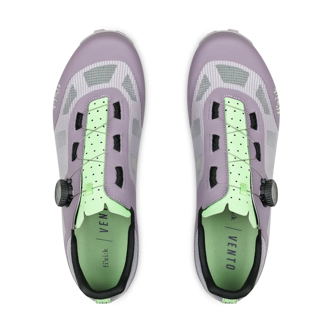 FIZIK VENTO PROXY WIDE XC/Gravel Mountain Bike Shoes - Lavender/Green