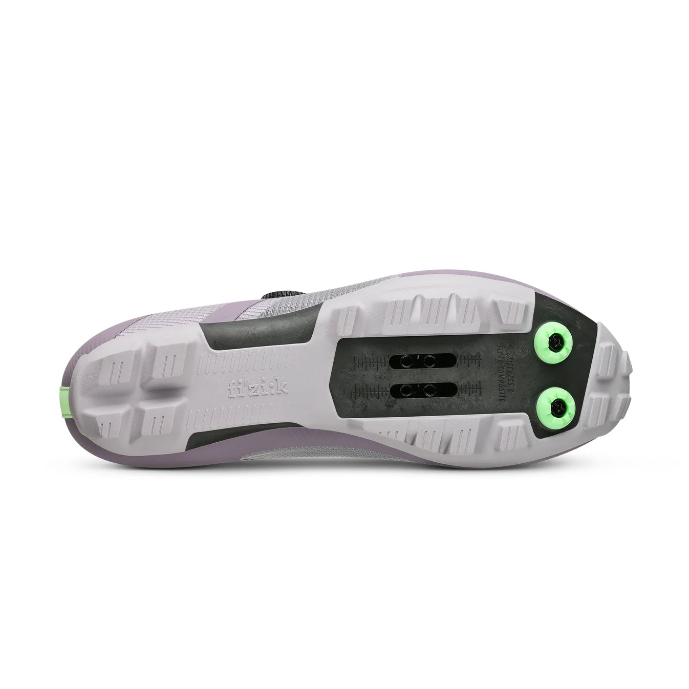 FIZIK VENTO PROXY WIDE XC/Gravel Mountain Bike Shoes - Lavender/Green